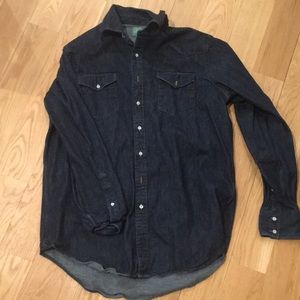 NWOT SID MASHBURN DENIM BUTTONDOWN